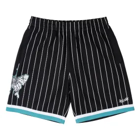 Butterfly Mesh Basketball Shorts - Black/Teal