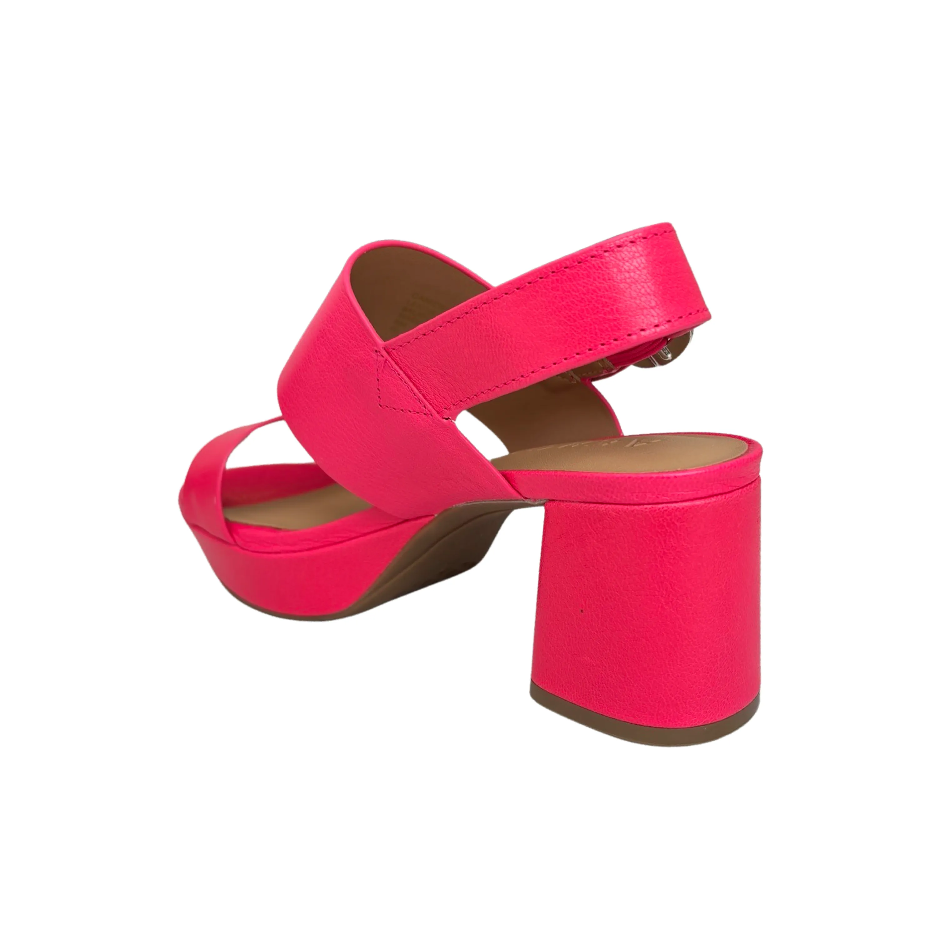 Camera Pink Leather Sandal