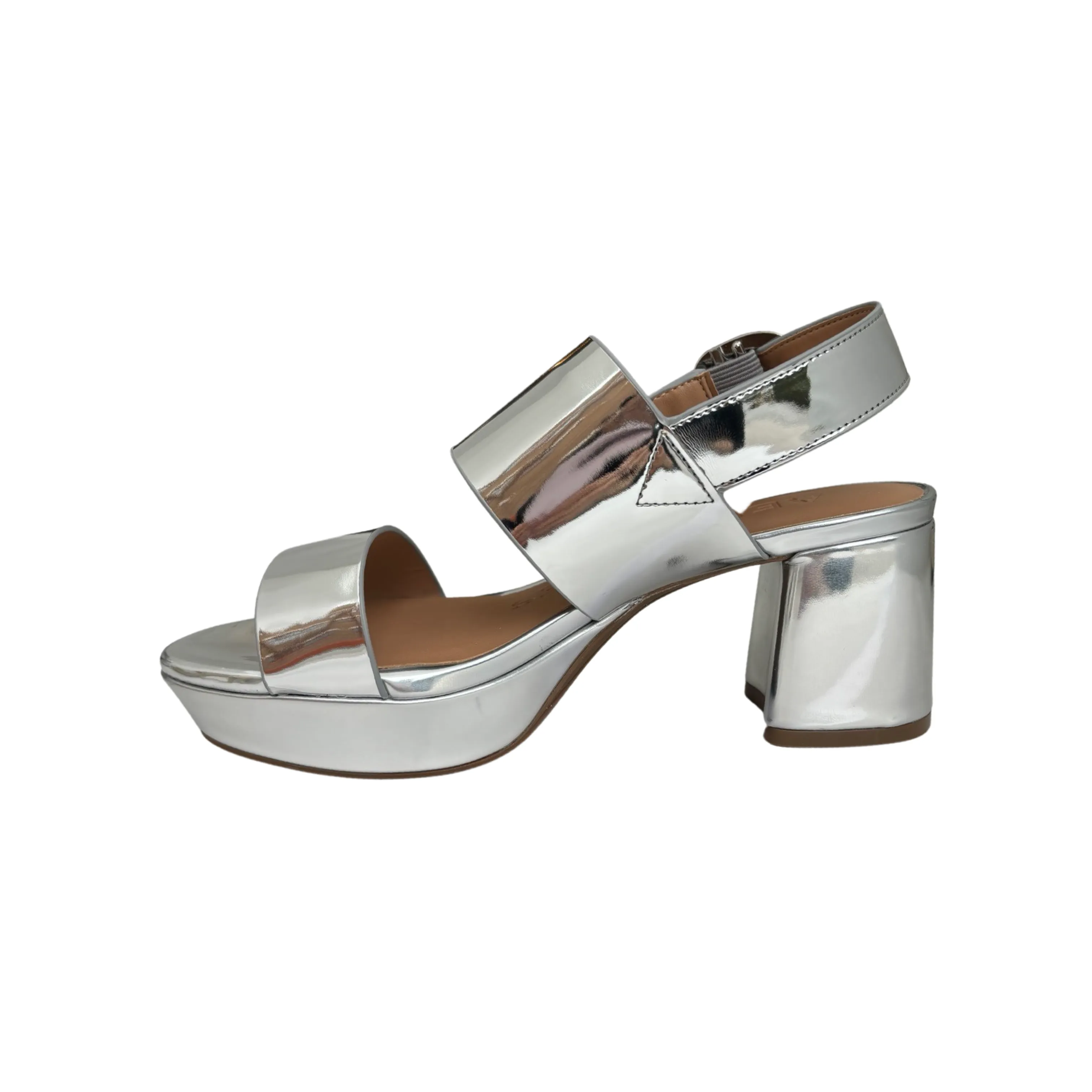 Camera Silver Metallic Sandal