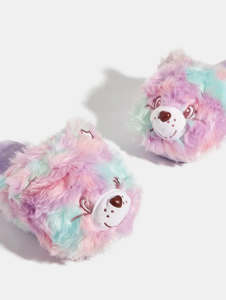 Care Bears x Skinnydip Tie Dye Slippers