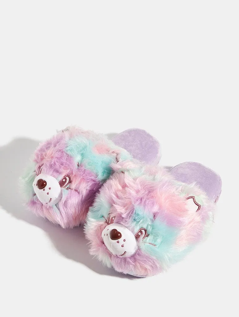 Care Bears x Skinnydip Tie Dye Slippers