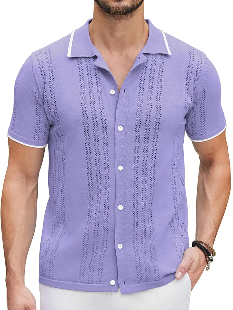 Casual Breathable Knit Shirt (US Only)