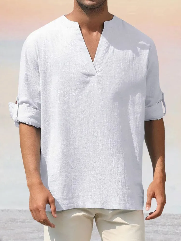 Casual Cotton Linen Shirt