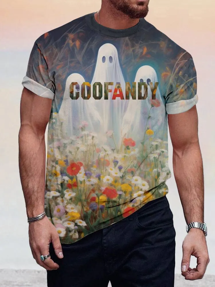 Casual Halloween Graphic T-shirt