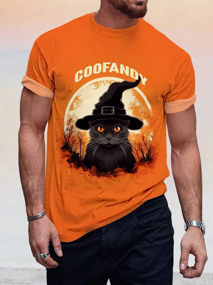 Casual Halloween Graphic T-shirt