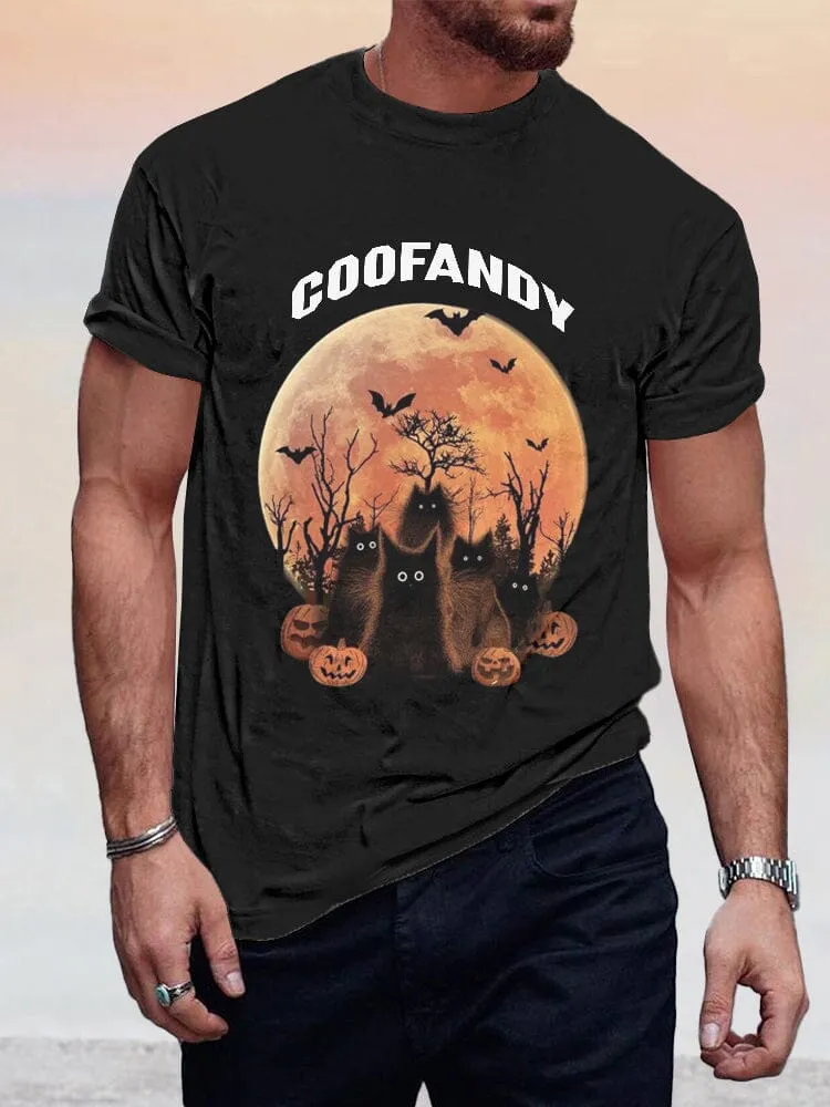 Casual Halloween Graphic T-shirt