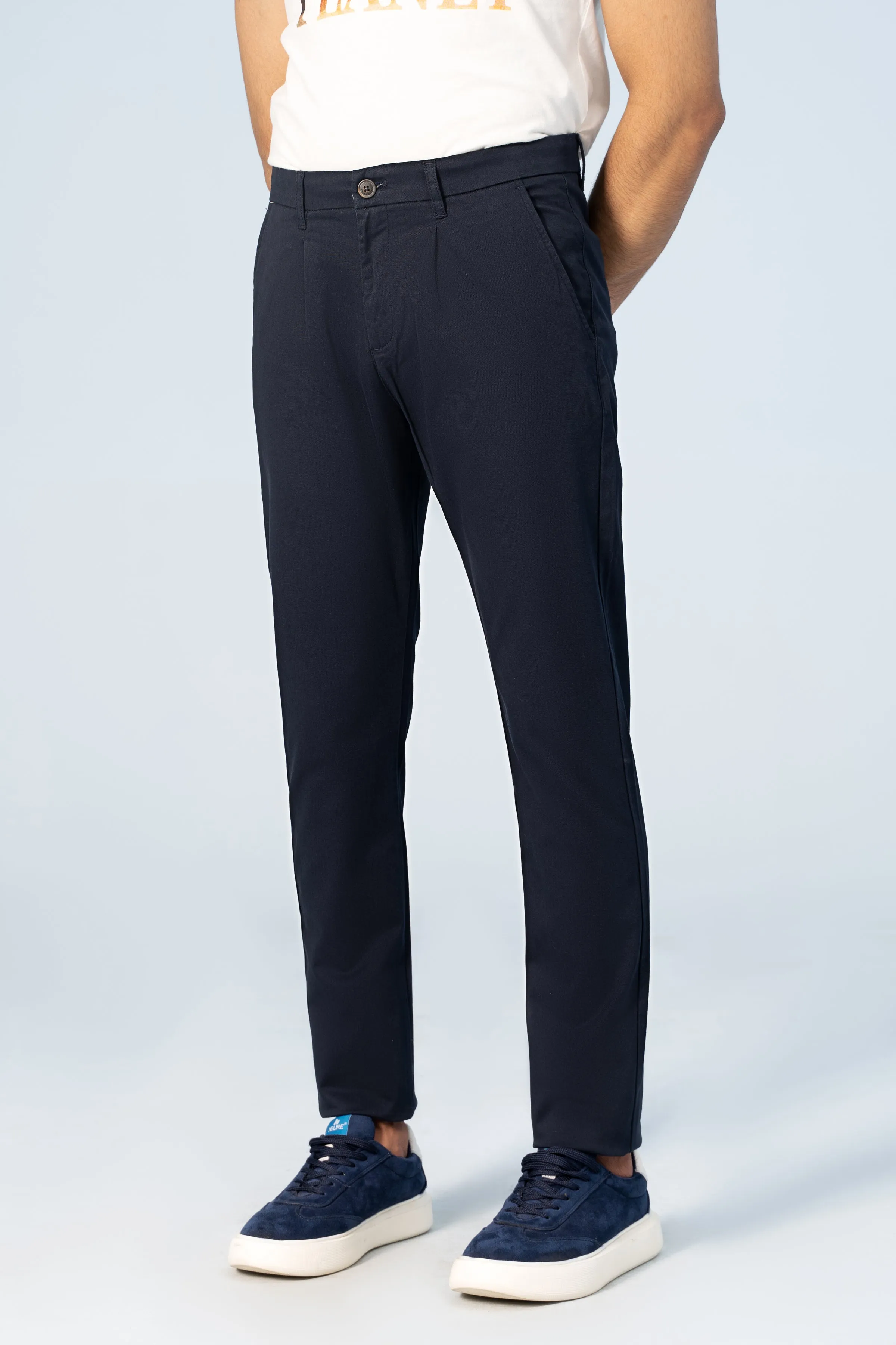 CASUAL PANT CROSS POCKET NAVY