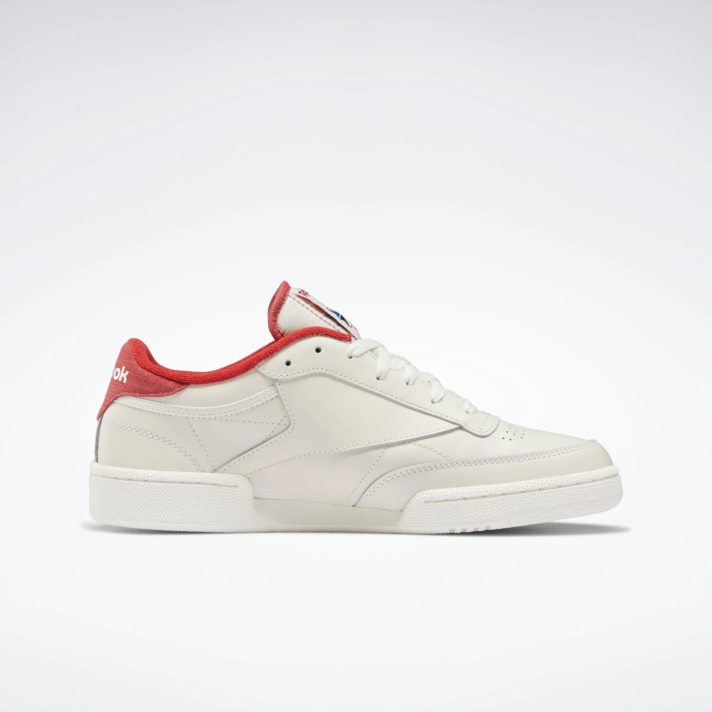 Club C 85 Shoes Chalk/Mars Red/Chalk