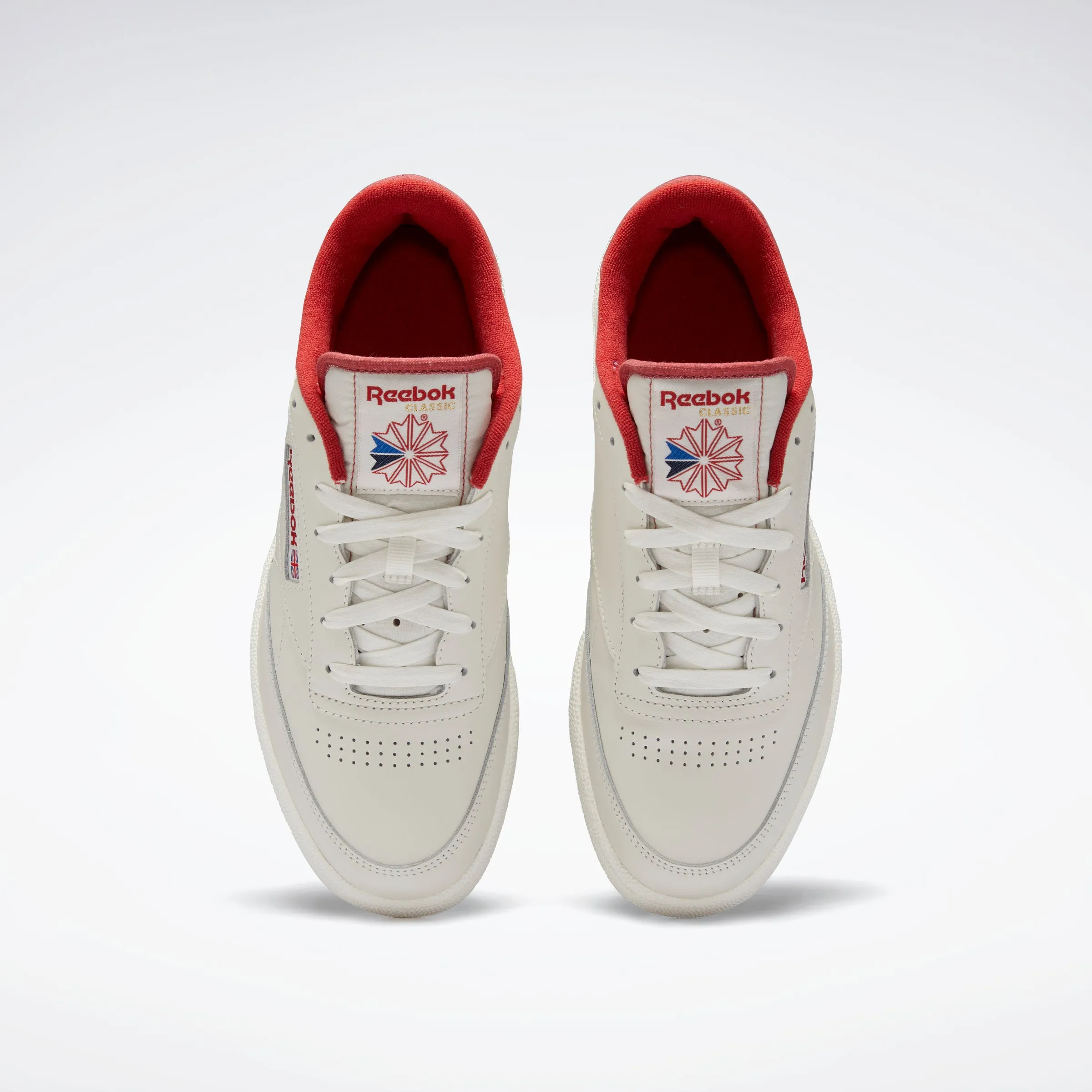 Club C 85 Shoes Chalk/Mars Red/Chalk