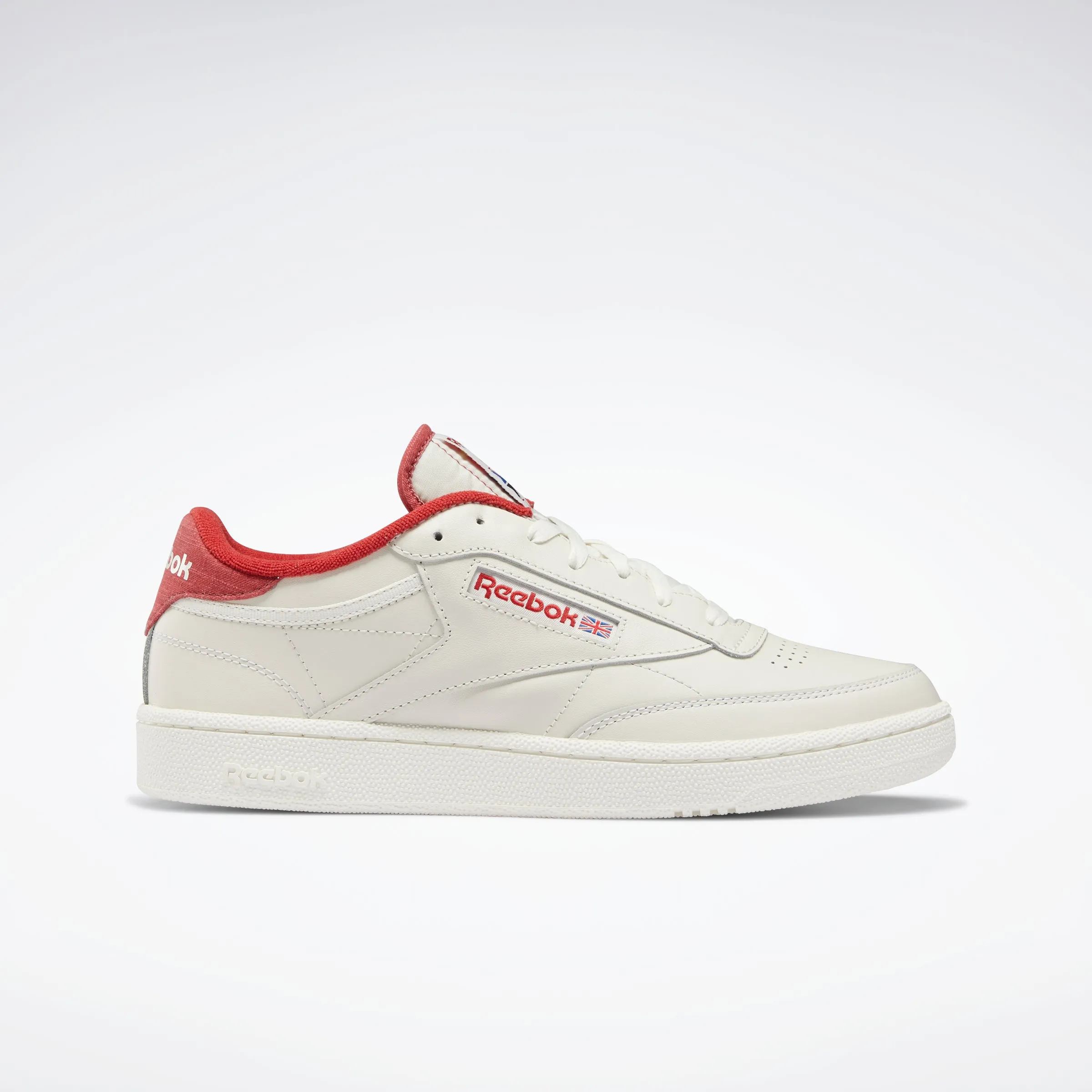 Club C 85 Shoes Chalk/Mars Red/Chalk