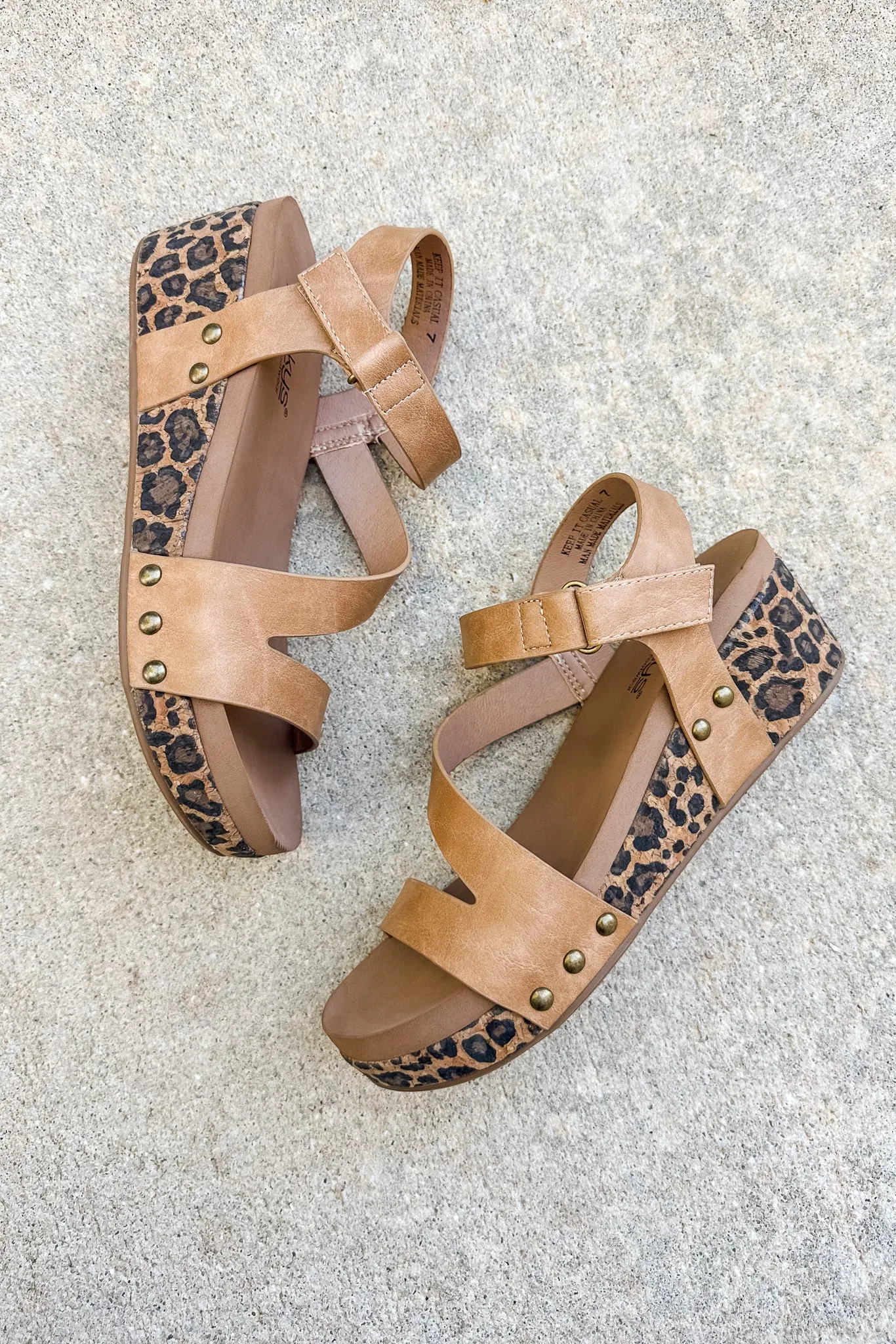 Corkys: KEEP IT CASUAL WEDGE - Carmel