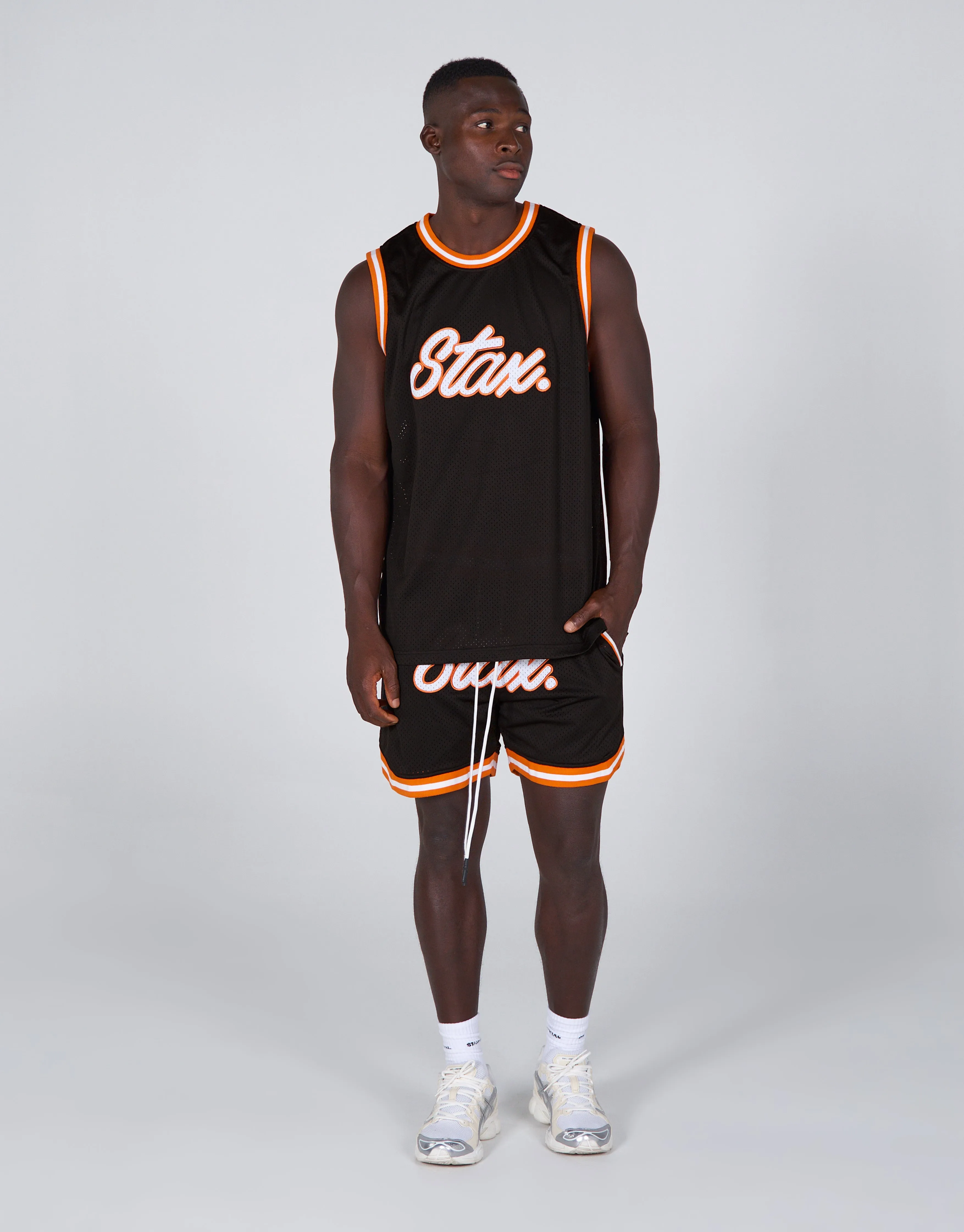 Court Drip Basketball Singlet - Princeton