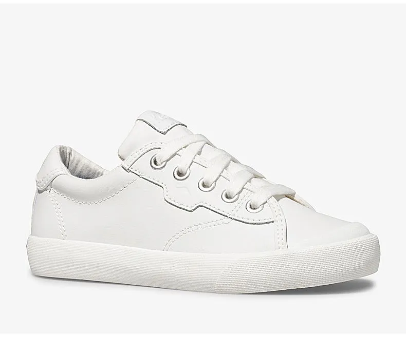 Crew Kick '75 Kid's Sneaker - White Leather