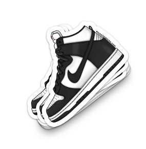 Dunk High "Panda" Sneaker Sticker