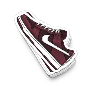 Dunk Low "Beetroot" Sneaker Sticker