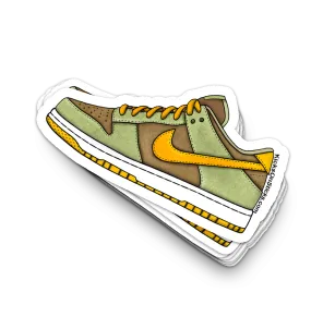 Dunk Low "Dusty Olive" Sneaker Sticker