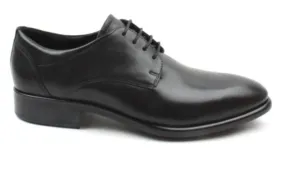 Ecco Citytray Mens Black Laced Shoe 512734