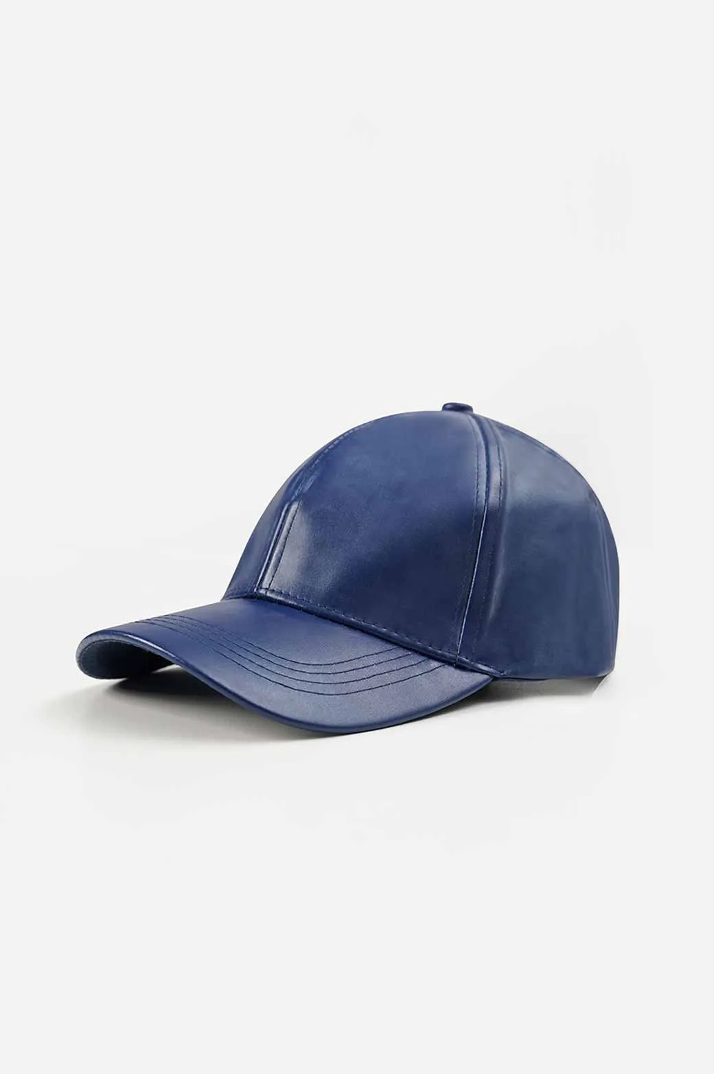 FAUX LEATHER CAP