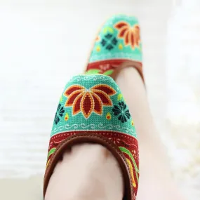 Firuz Shoes Pakistani Truck Art Khussa FIR08