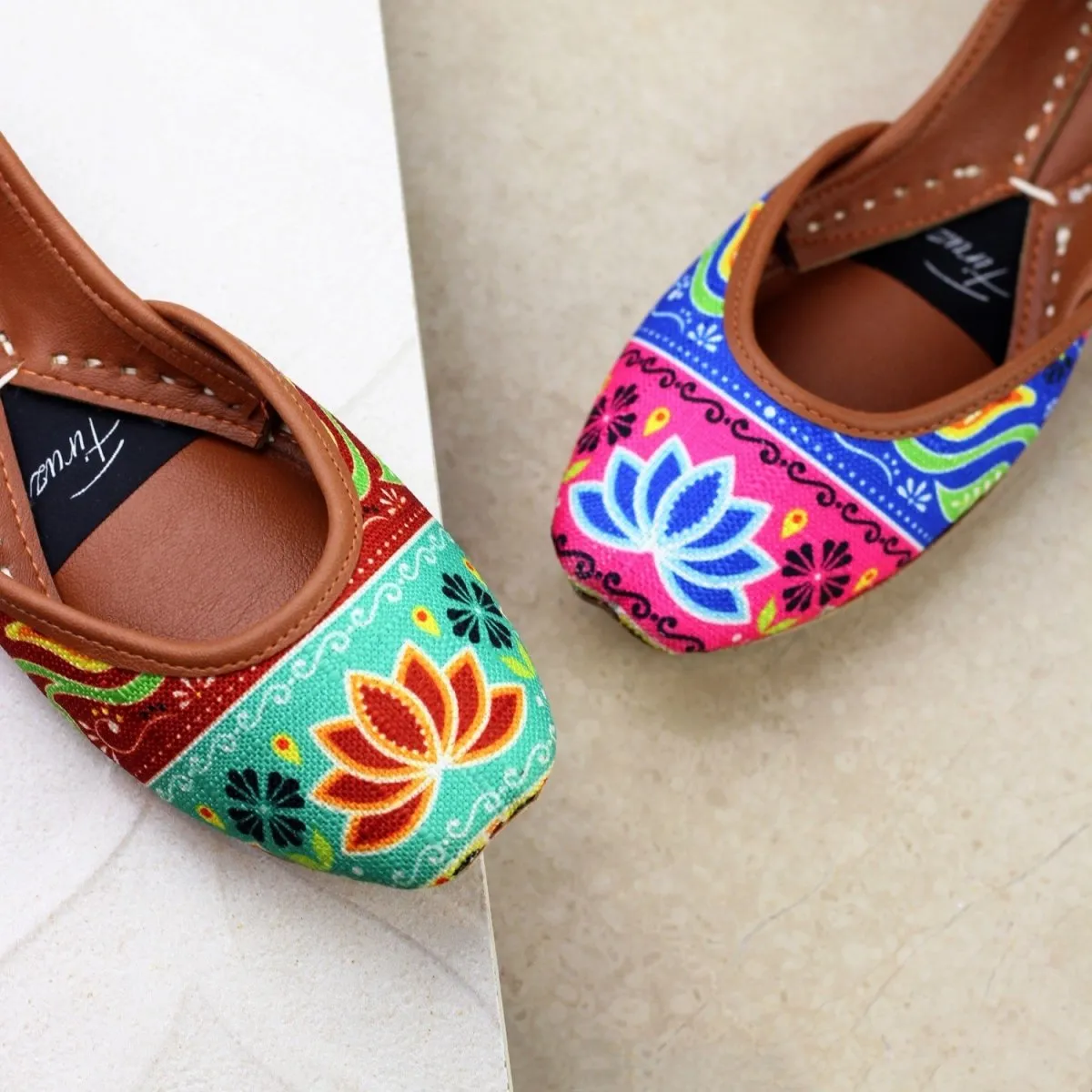 Firuz Shoes Pakistani Truck Art Khussa FIR08