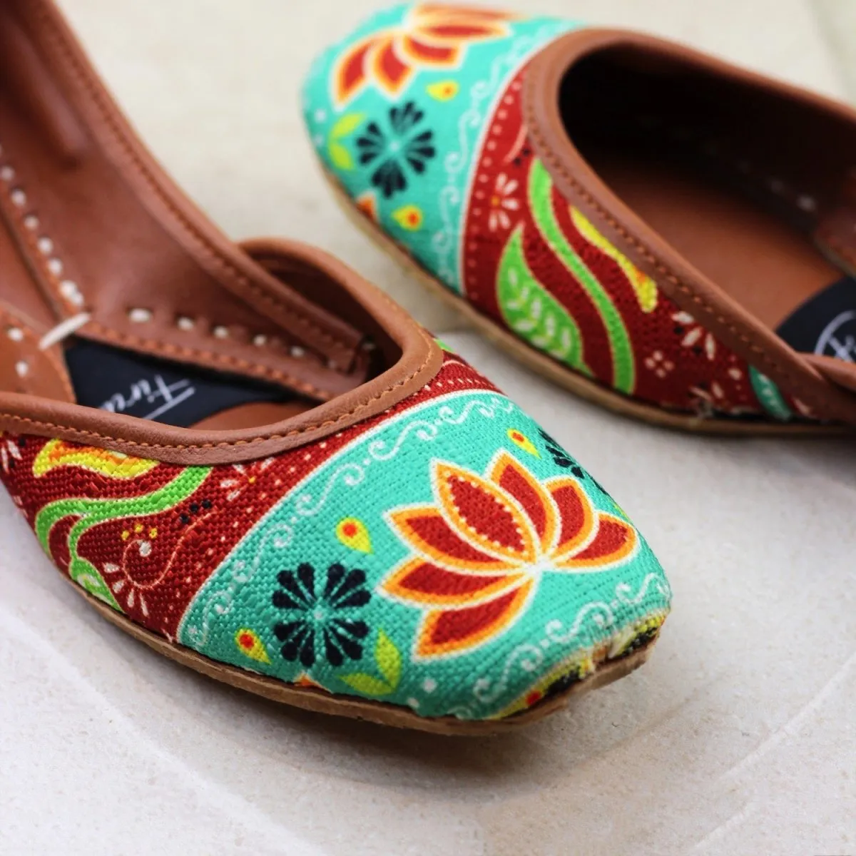 Firuz Shoes Pakistani Truck Art Khussa FIR08