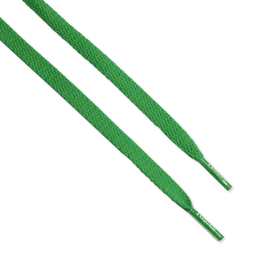 Flat Shoe Laces - Grass Green