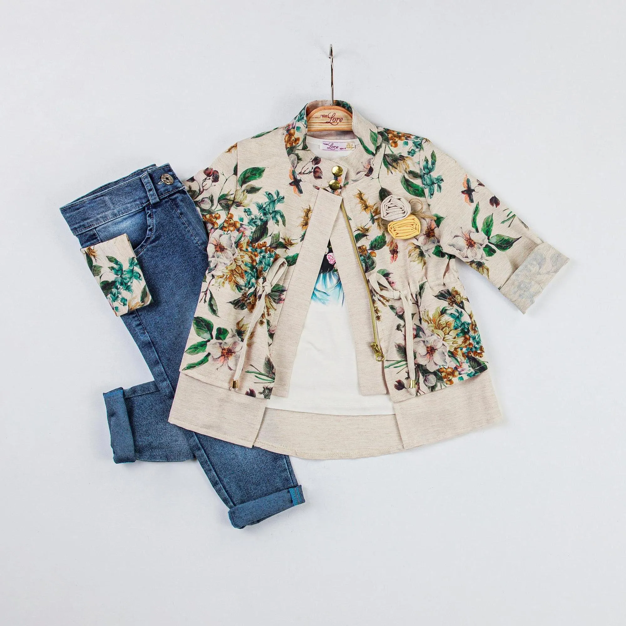 Flower Lover Girls Casual Set