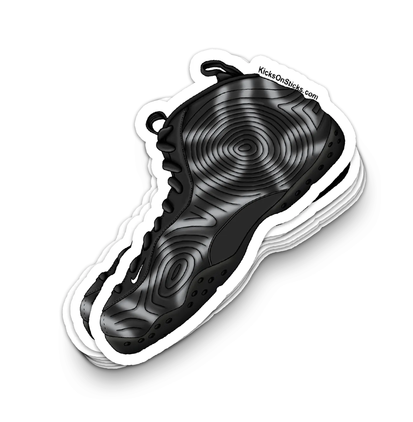 Foamposite "CDG Cat Eye" Sneaker Sticker