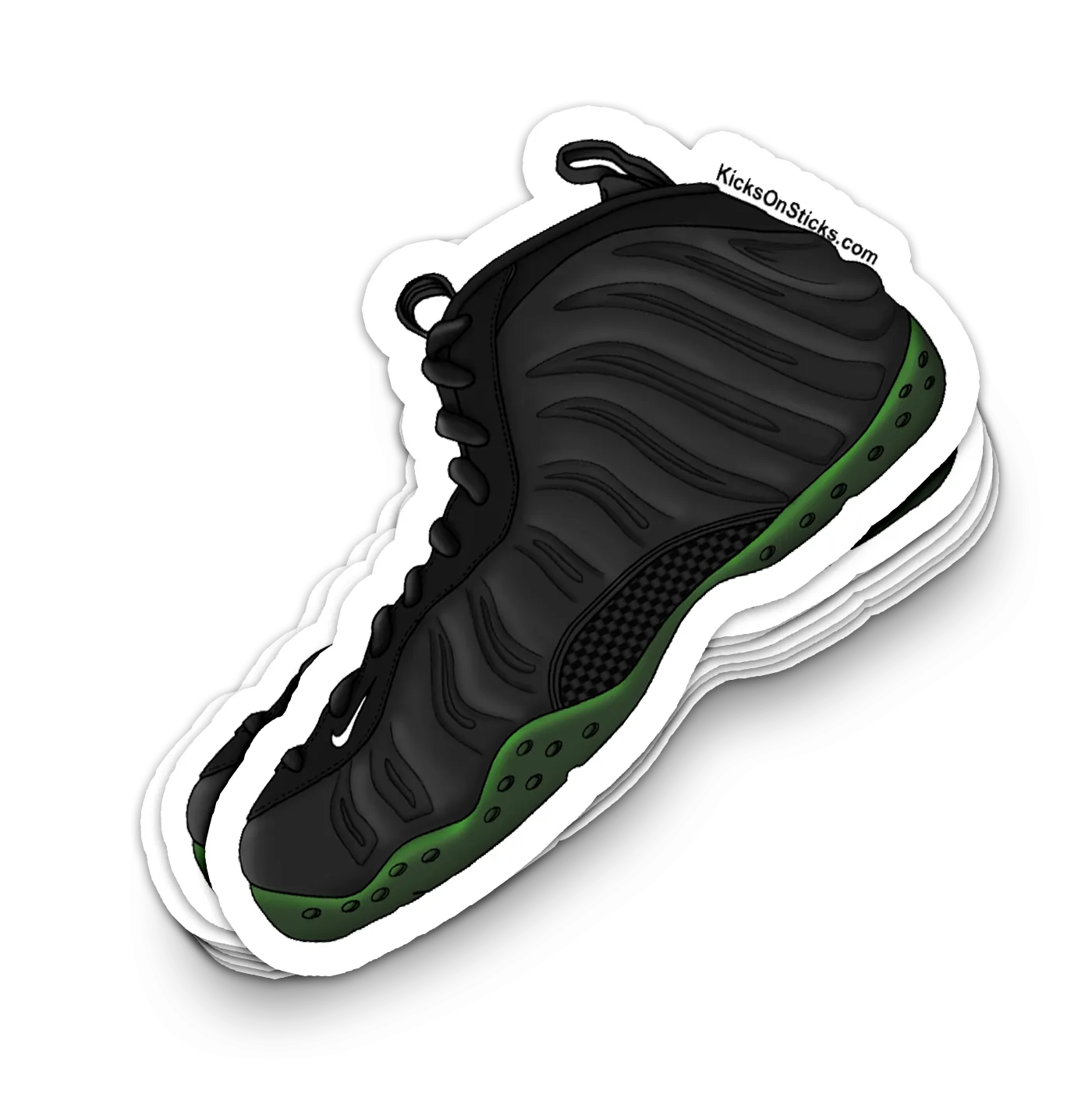 Foamposite "Dark Army" Sneaker Sticker