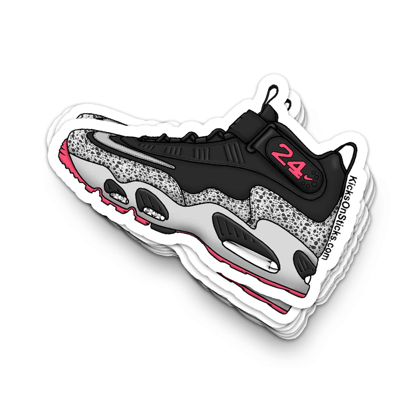 Griffey Max "Safari" Sneaker Sticker