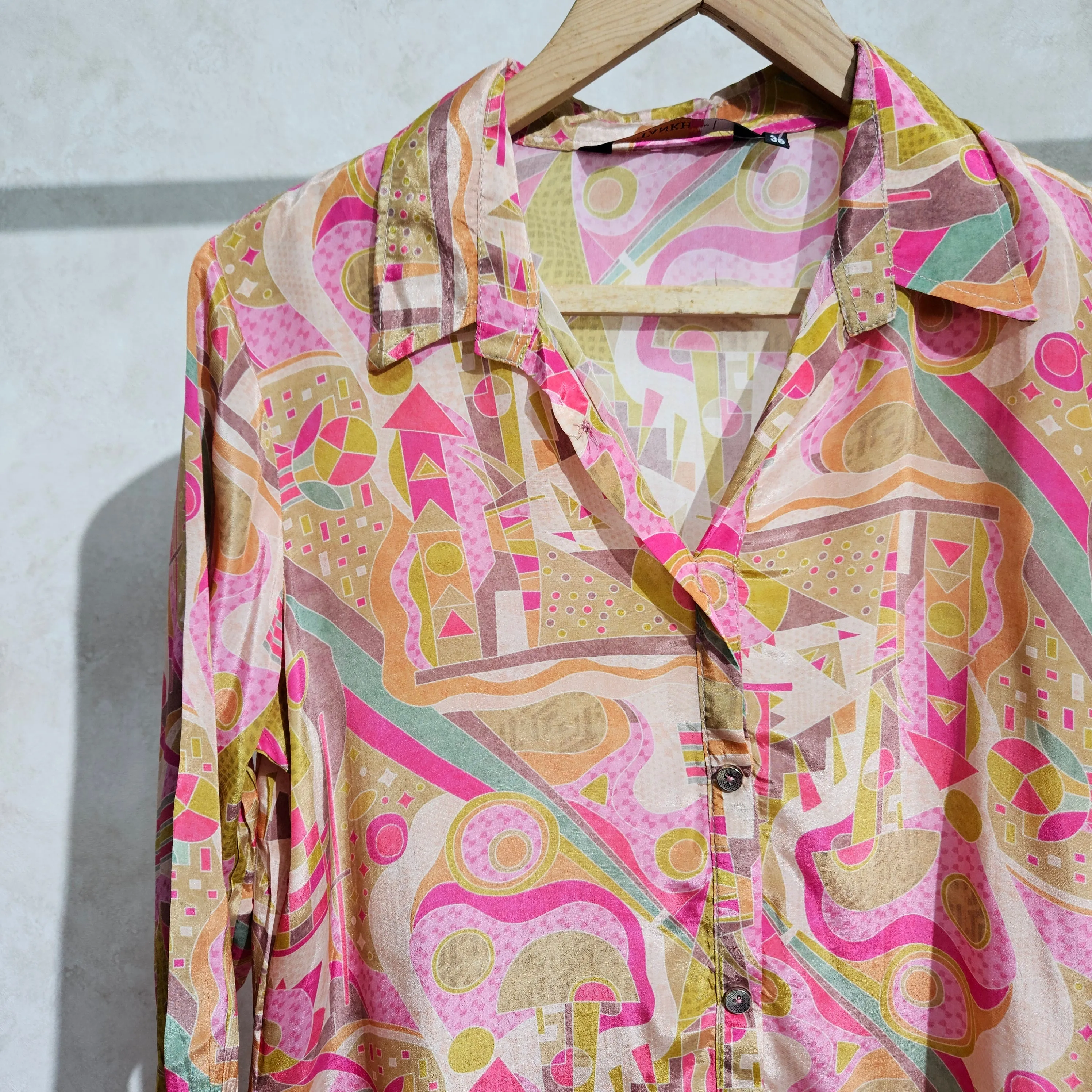 HAZEL PINK PRINTED CASUAL TUNIC