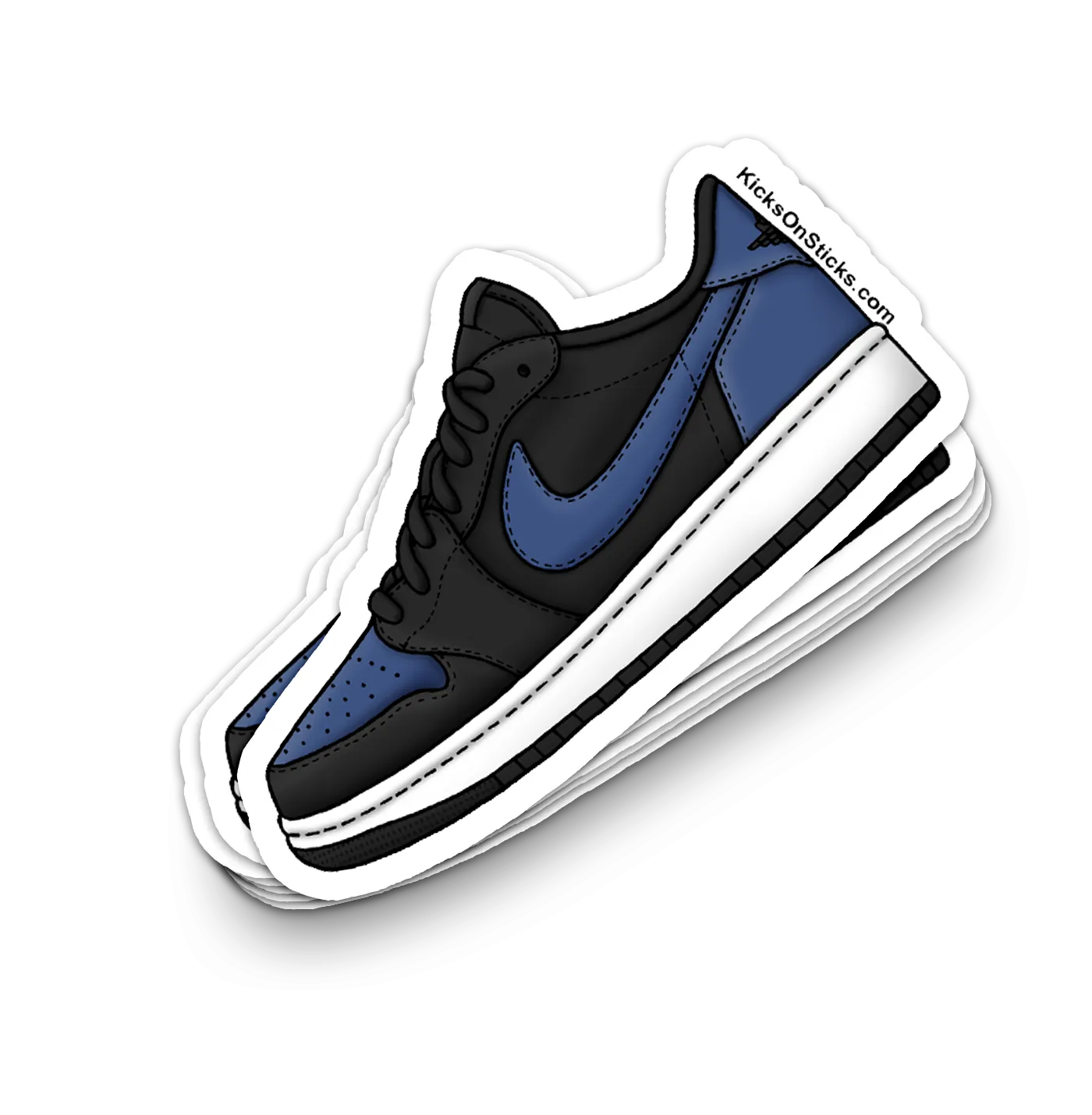 Jordan 1 Low "Mystic Navy" Sneaker Sticker