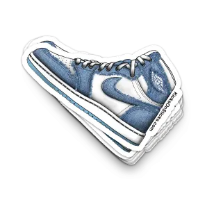 Jordan 1 "Denim" Sneaker Sticker