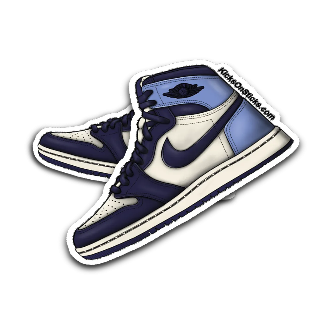 Jordan 1 "Obsidian" Sneaker Sticker