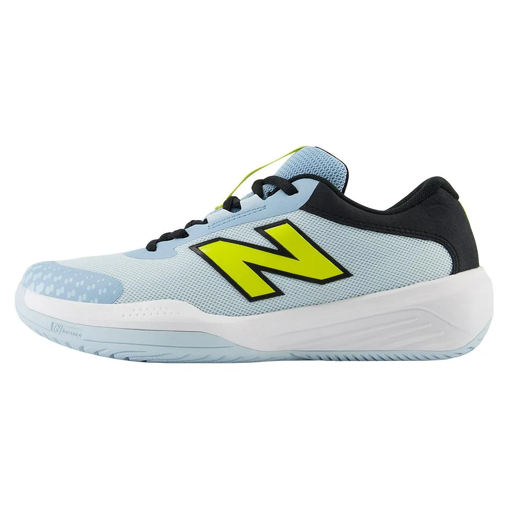 Juniors` 996v6 Tennis Shoes Quarry Blue and Black