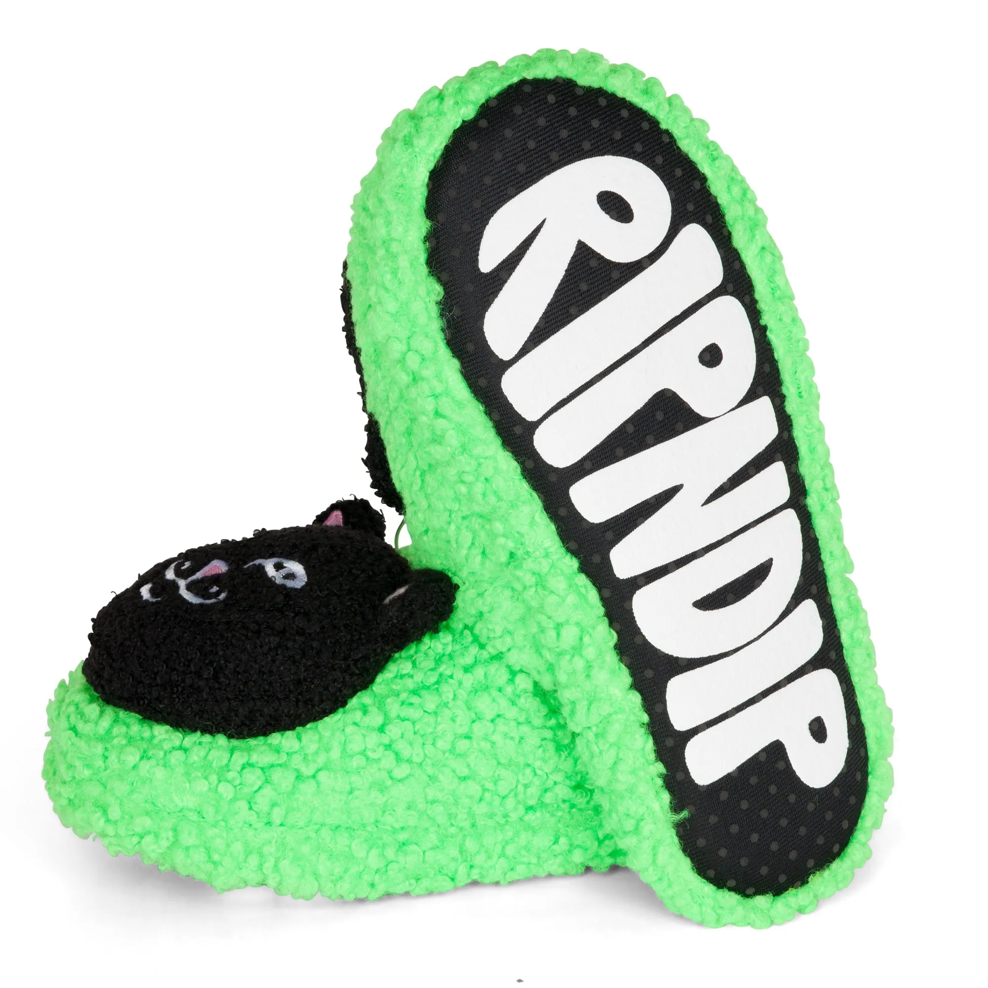 Lord Jermal Plush Face House Slippers (Green)