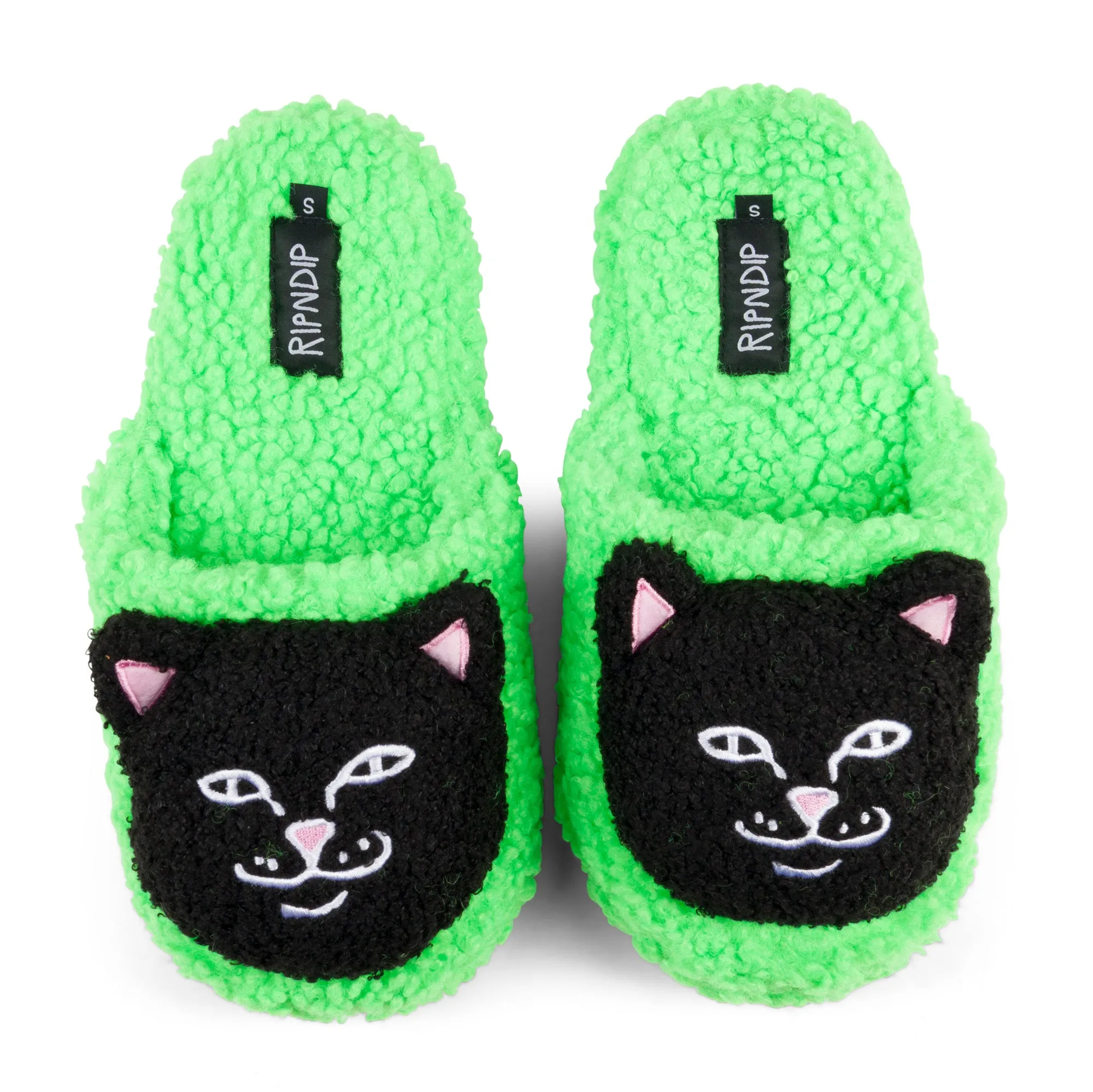 Lord Jermal Plush Face House Slippers (Green)