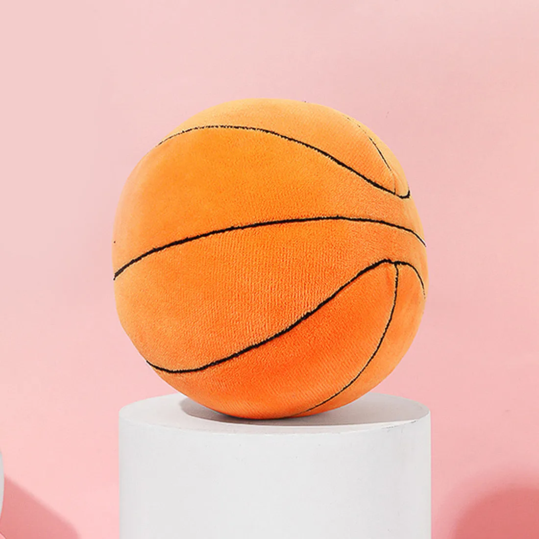 MINISO Plush Ball with Bell (Basketball)