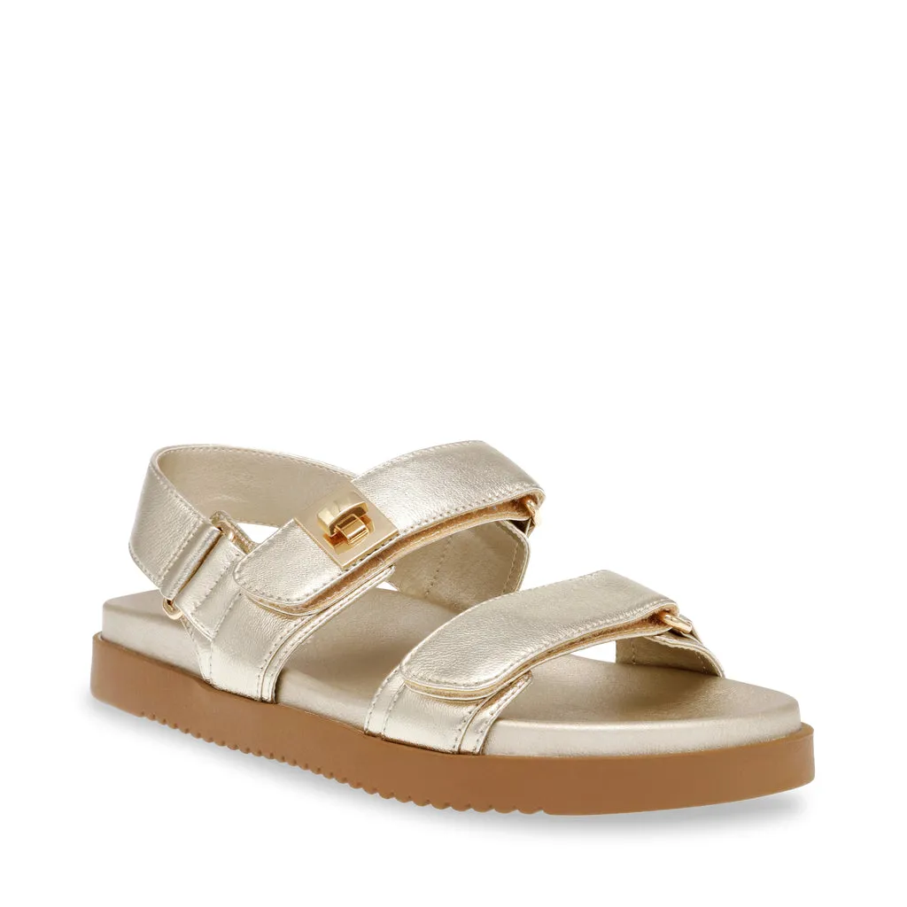 Mona Sandal GOLD LEATHER