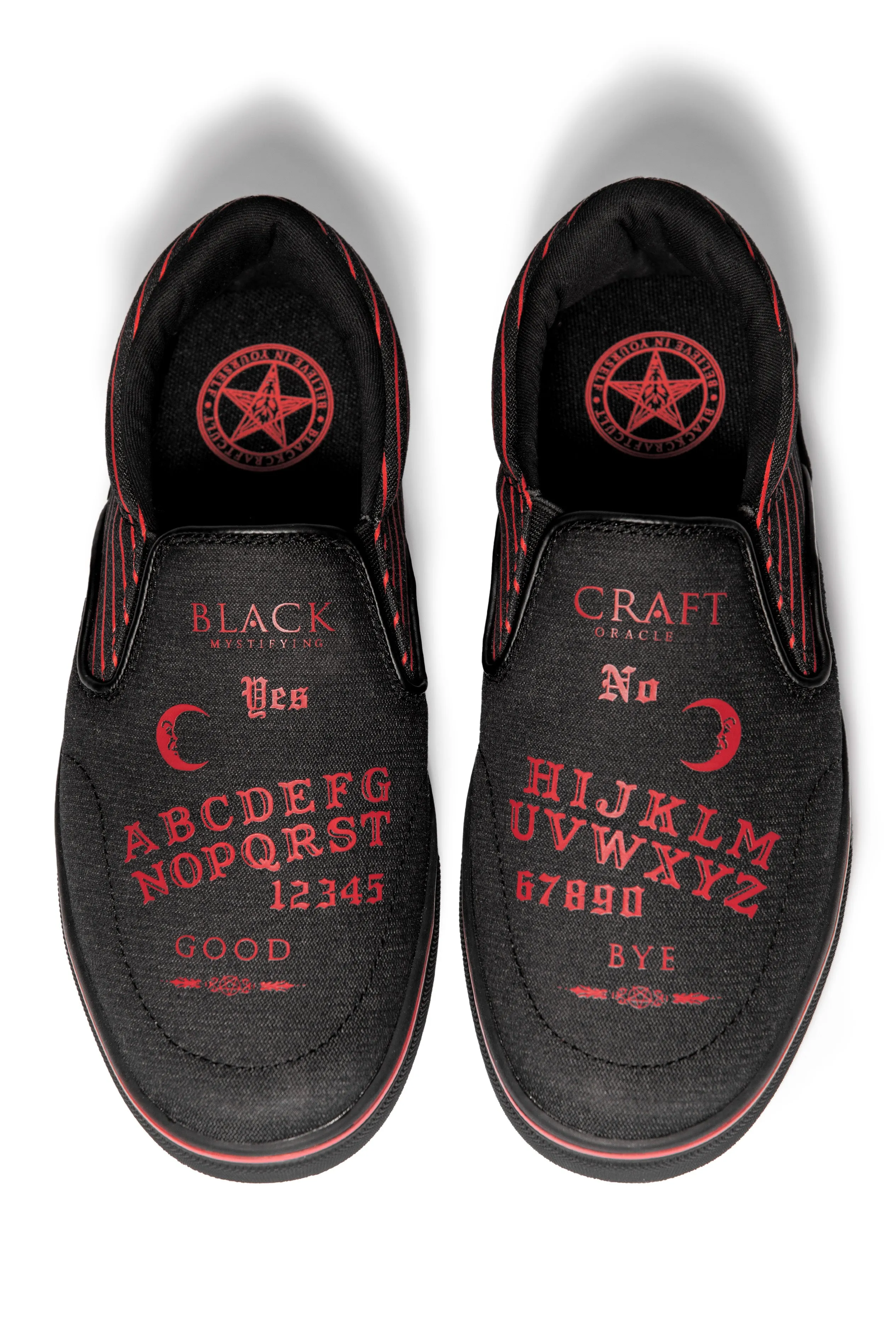 Ouija - Red Slip On Sneaker