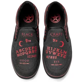 Ouija - Red Slip On Sneaker