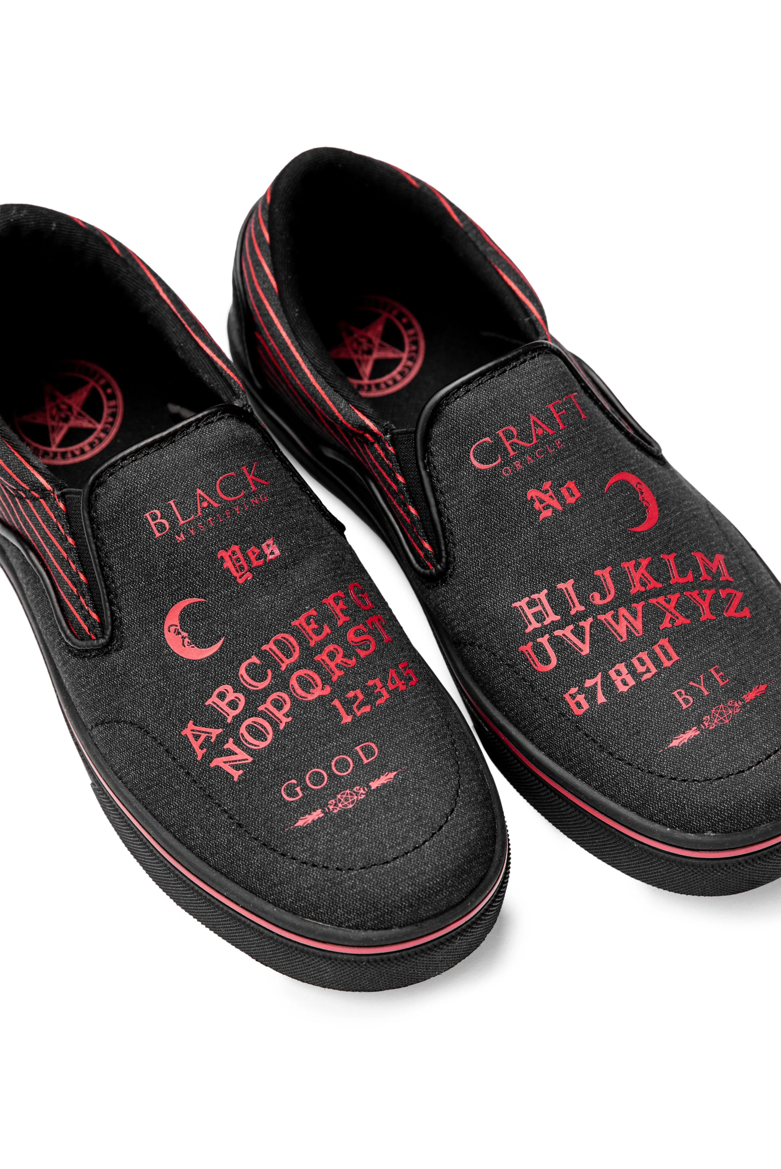 Ouija - Red Slip On Sneaker