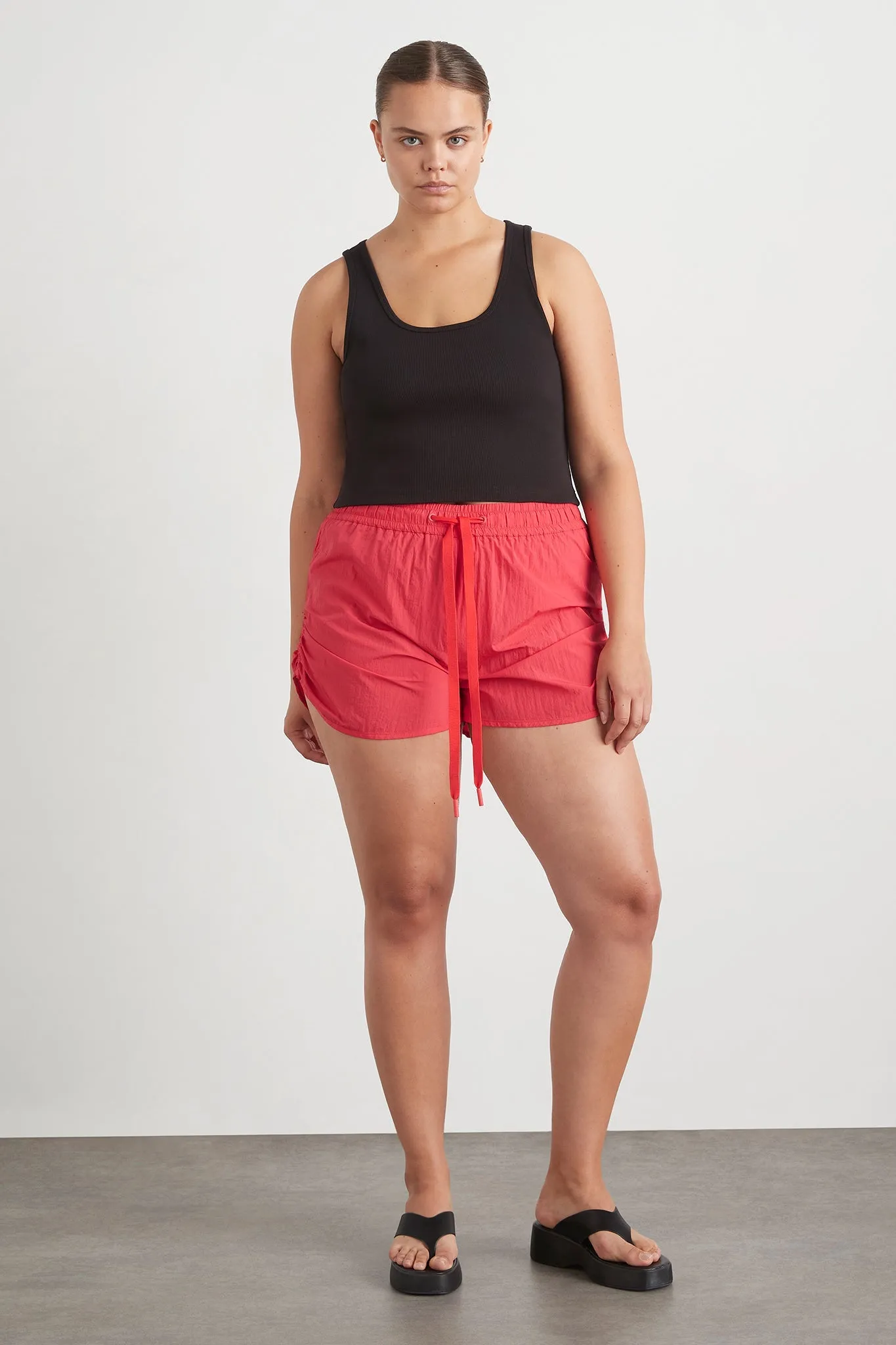 Ruched Running Short 602