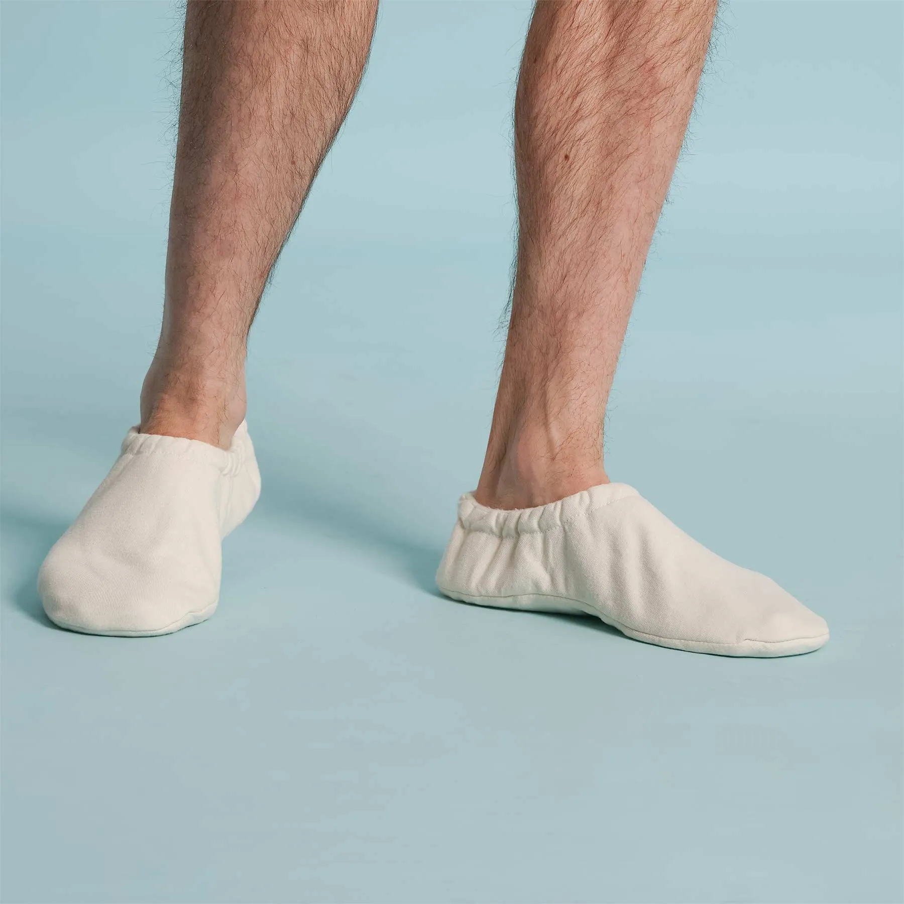 SATIE Glue-free 100% Organic Cotton Fleece Slippers (Unisex)