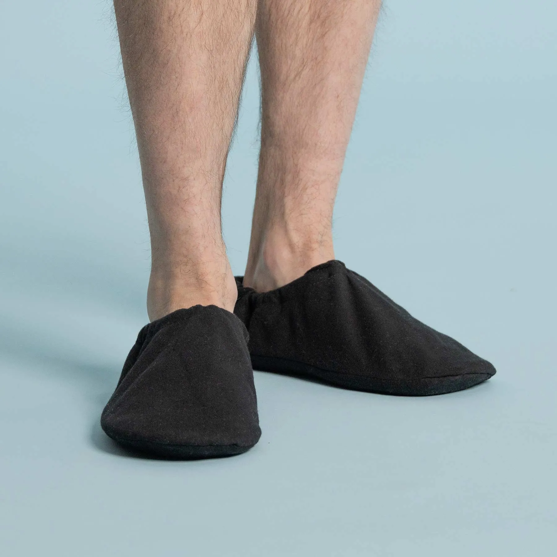 SATIE Glue-free 100% Organic Cotton Fleece Slippers (Unisex)