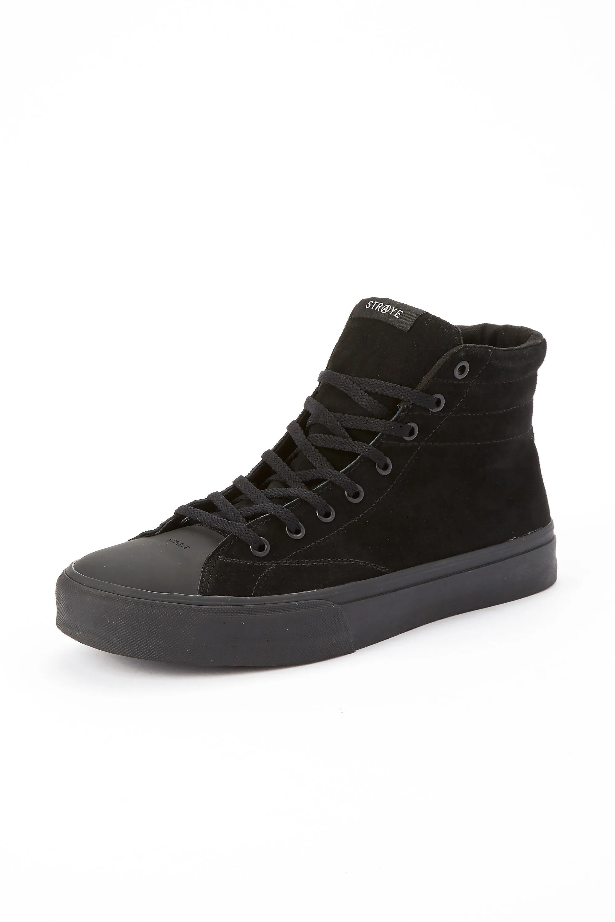 Straye Venice RTD Black Suede High Top Shoes