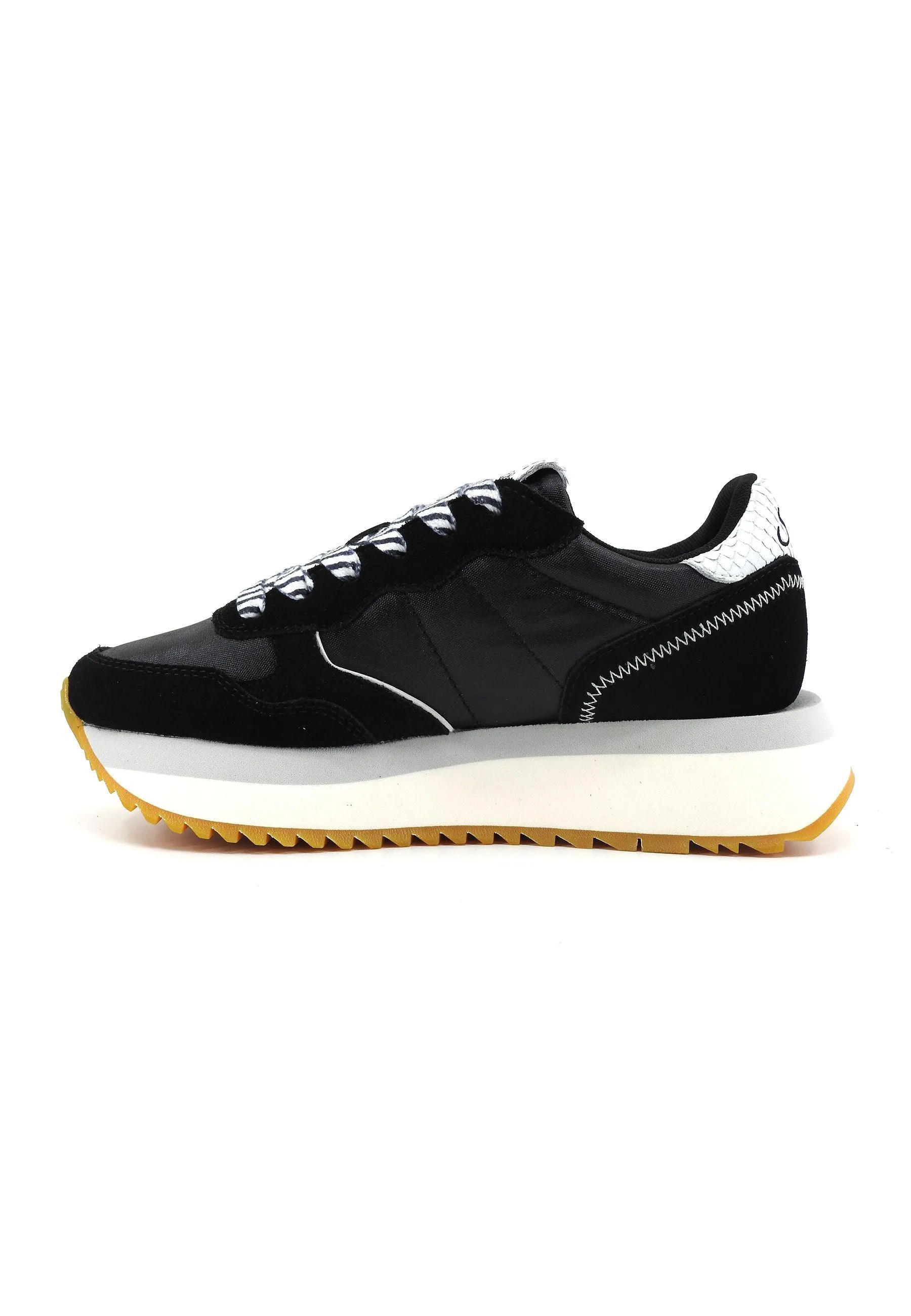 SUN68 Big Bright Sneaker Donna Nero Z34208