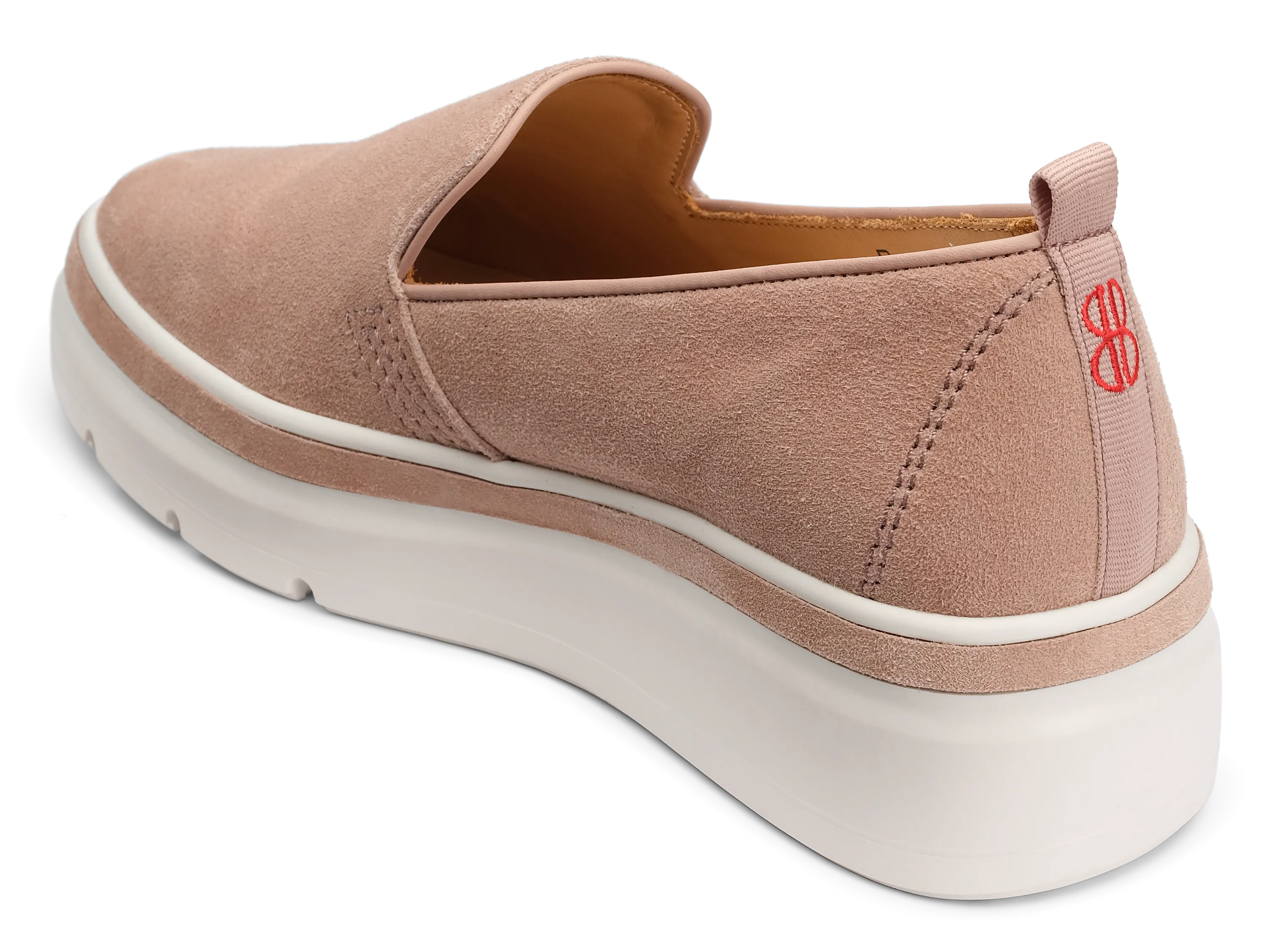 Sutton Suede Sneaker - Wood Rose