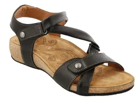 Taos Universe Wedge Sandal Black