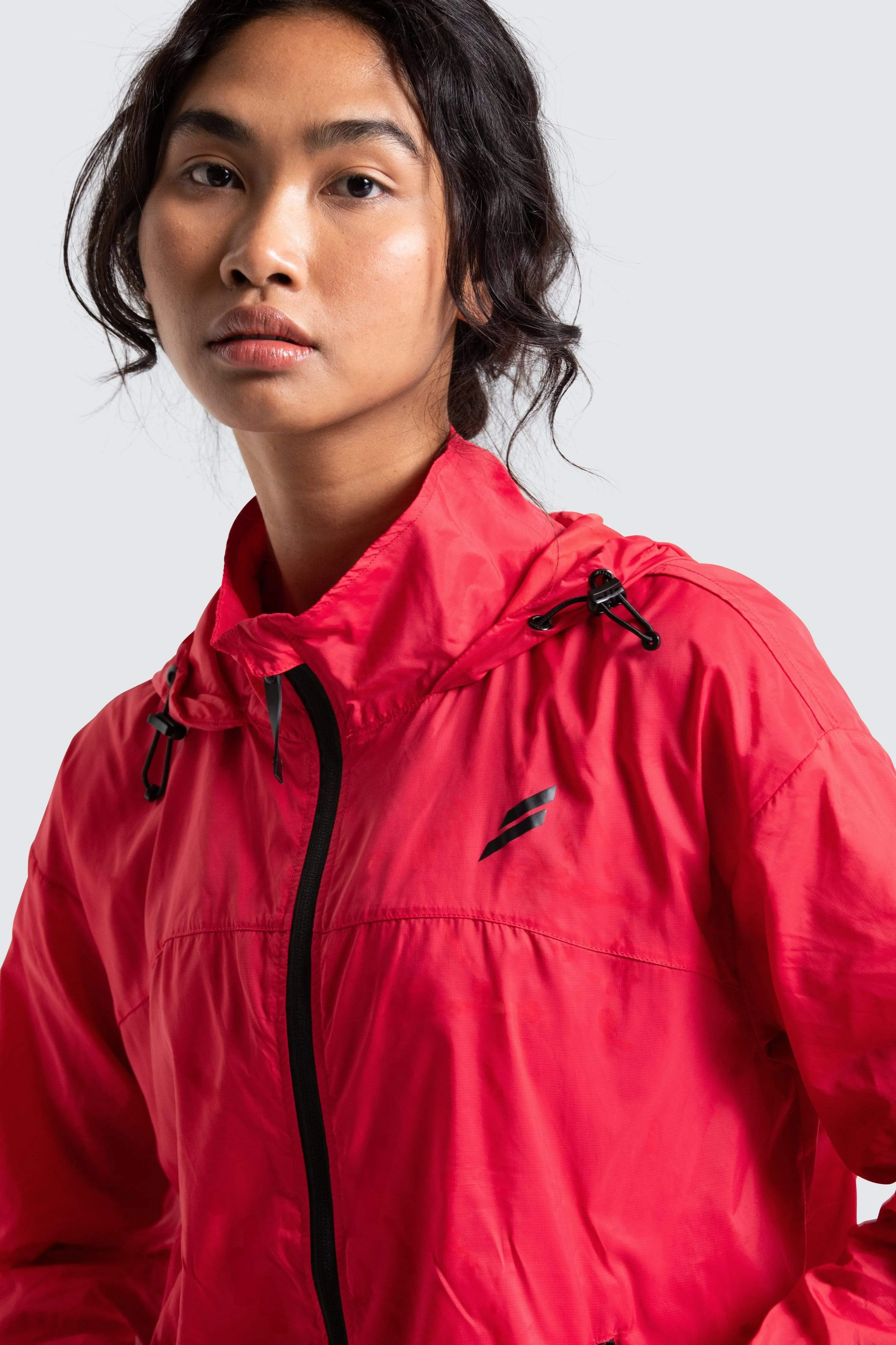 Unisex Marked Running Jacket - Red